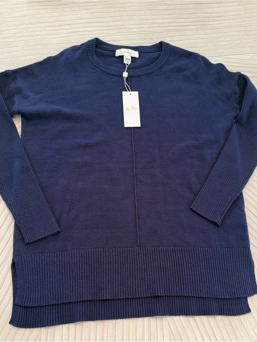 Lily Pulitzer Mavie Sweater in Low Tode Navy